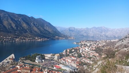 Bay of Kotor port city