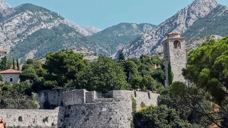 Stari Bar Old Town City wall